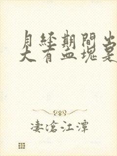 月经期间出血量大有血块是什么原因