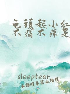 龟头起小红疙瘩不痛不痒是怎么回事