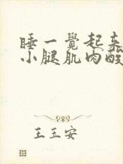 睡一觉起来两个小腿肌肉酸痛