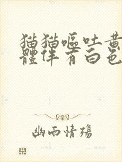 猫猫呕吐黄色液体伴有白色泡沫