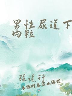 男性尿道下长小肉粒