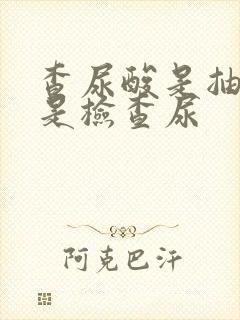 查尿酸是抽血还是检查尿