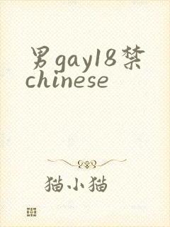 男gay18禁chinese