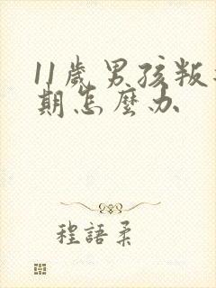 11岁男孩叛逆期怎么办