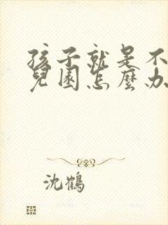 孩子就是不去幼儿园怎么办