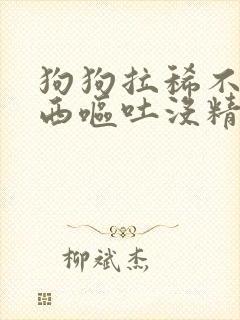 狗狗拉稀不吃东西呕吐没精神怎么办