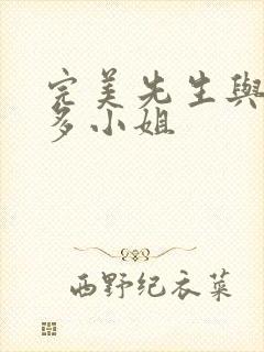 完美先生与差不多小姐