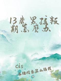 13岁男孩叛逆期怎么办