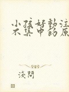 小孩好动注意力不集中的原因