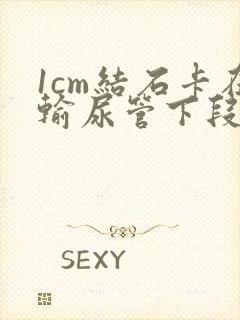 1cm结石卡在输尿管下段