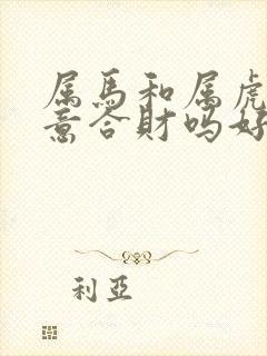 属马和属虎做生意合财吗好吗