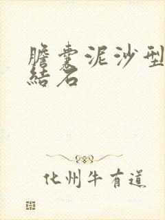 胆囊泥沙型胆状结石