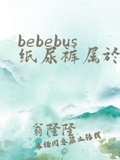bebebus纸尿裤属于什么档次