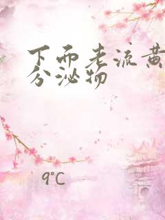 下面老流黄绿色分泌物