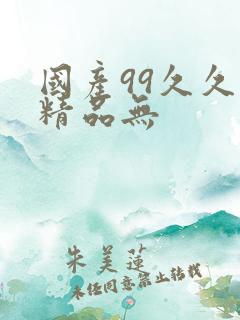 国产99久久久精品无