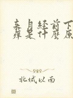 来月经前下身瘙痒是什么原因