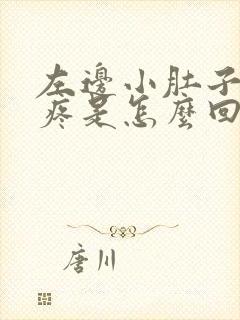 左边小肚子下边疼是怎么回事