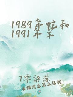 1989年蛇和1991年羊