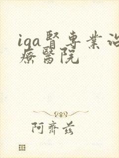 iga肾专业治疗医院