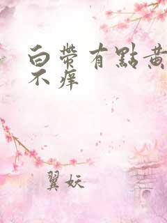 白带有点黄无味不痒