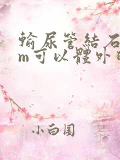 输尿管结石1cm可以体外碎石么