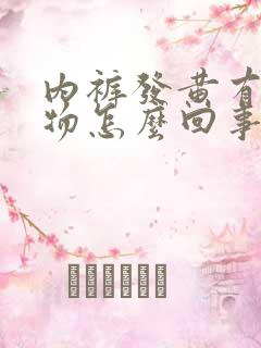 内裤发黄有分泌物怎么回事