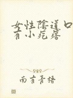 女性阴道口边缘有小疙瘩