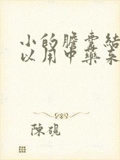 小的胆囊结石可以用中药来排石吗