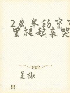 2岁半的宝宝夜里爬起来哭怎么回事