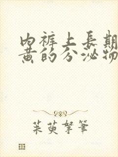 内裤上长期有黄黄的分泌物是怎么回事