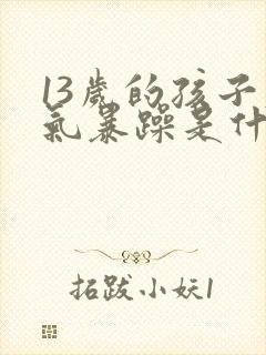 13岁的孩子脾气暴躁是什么原因