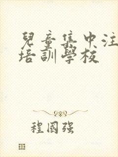 儿童集中注意力培训学校