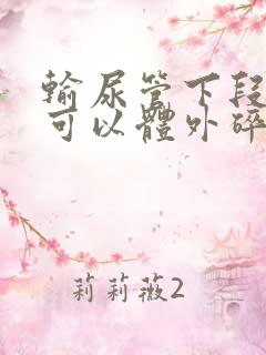 输尿管下段结石可以体外碎石吗?