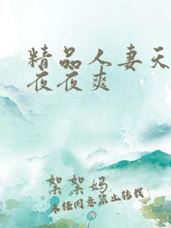 精品人妻天天爽夜夜爽