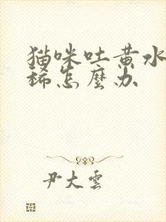 猫咪吐黄水还拉稀怎么办