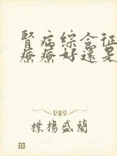 肾病综合征中治疗疗好还是西治疗疗好