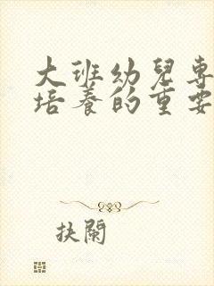 大班幼儿专注力培养的重要性