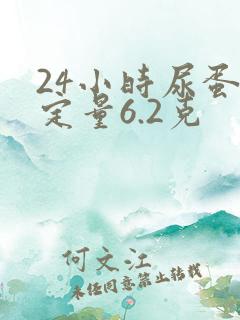 24小时尿蛋白定量6.2克