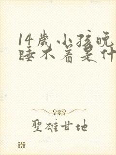 14岁小孩晚上睡不着是什么原因