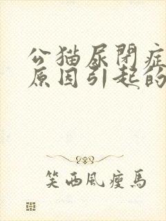 公猫尿闭症什么原因引起的