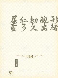 尿红细胞形态检查多久出结果