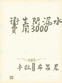 卫生间漏水维修费用3000