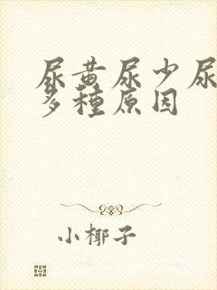 尿黄尿少尿热的多种原因