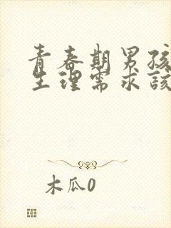 青春期男孩子有生理需求该怎么办