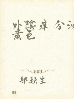 外阴痒 分泌物黄色