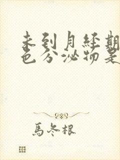 未到月经期出褐色分泌物是怎么回事