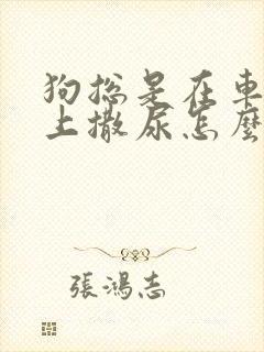 狗总是在车轱辘上撒尿怎么办啊