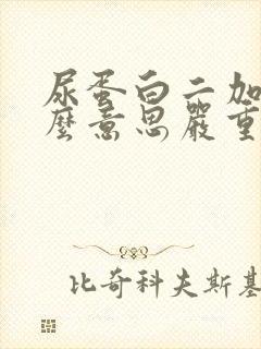 尿蛋白二加是什么意思严重吗