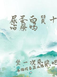 尿蛋白质十2好治疗吗