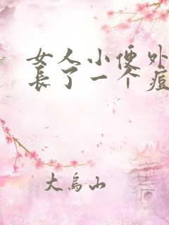 女人小便外边上长了一个痘